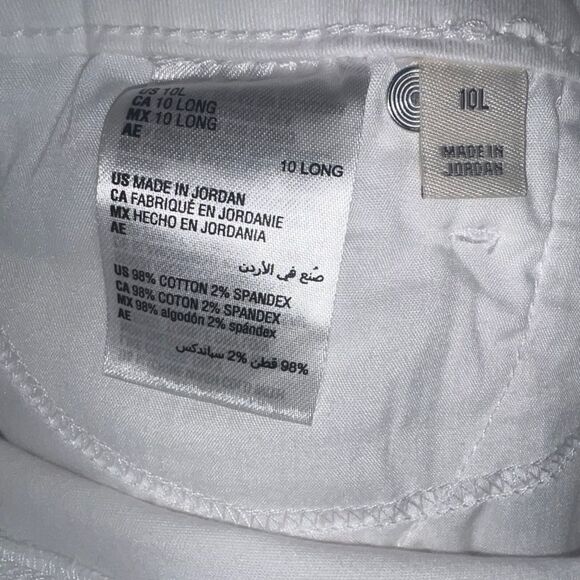Style & Co Women's Curvy Mid Rise Skinny Jeans in Bright White 10 Long NWT - Picture 5 of 7